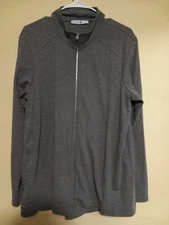 Signature Collection Grey Zip Up Jacket Large 12-14 *784