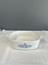 Vintage Corning Ware Cornflower Blue 2 Qt Casserole A-2-B No Lid, 1979-86 10b