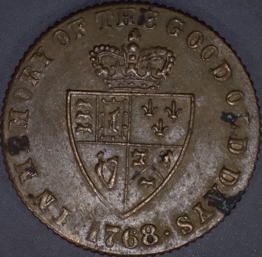 1768 Great Britain Counter Token - Image 2 of 4