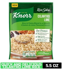 Knorr Rice Sides Cilantro Lime Rice for a Delicious + Quick Side Dish, 5.5 oz