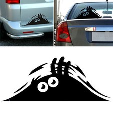 Peeking Monster Scary Eyes Decal Sticker Funny Vinyl Car Window Bumper Truck 7"