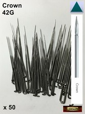 M00912x50 MOREZMORE Bulk 50 Felting Needle 42G EXTRA FINE CROWN Dry Needle Felt
