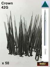 M00912x50 MOREZMORE Bulk 50 Felting Needle 42G EXTRA FINE CROWN Dry Needle Felt