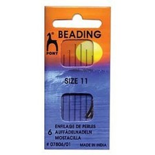Pony Beading Needles Size 11 - 6 Needles/pack BSPN11 