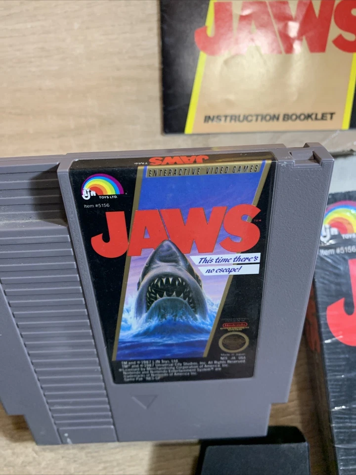 Jaws (Nintendo Entertainment System, 1987) Complete - Image 2 of 4