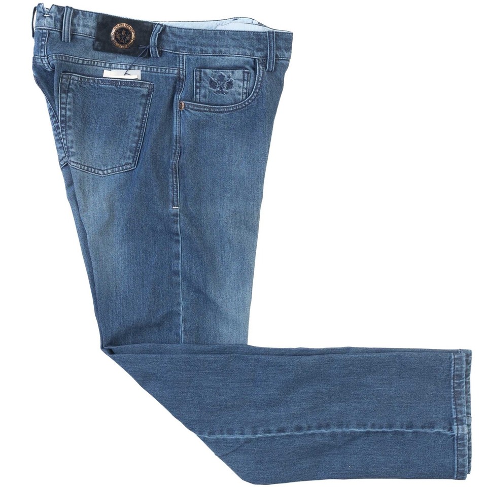 989€ NWT SCISSOR SCRIPTOR Jeans US36 EU52 CESARE PU Dark Blue Denim