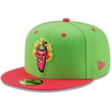 LAKE COUNTY CAPTAINS MILB PICANTES COPA DE LA DIVERSION NEW ERA FITTED HAT NWT