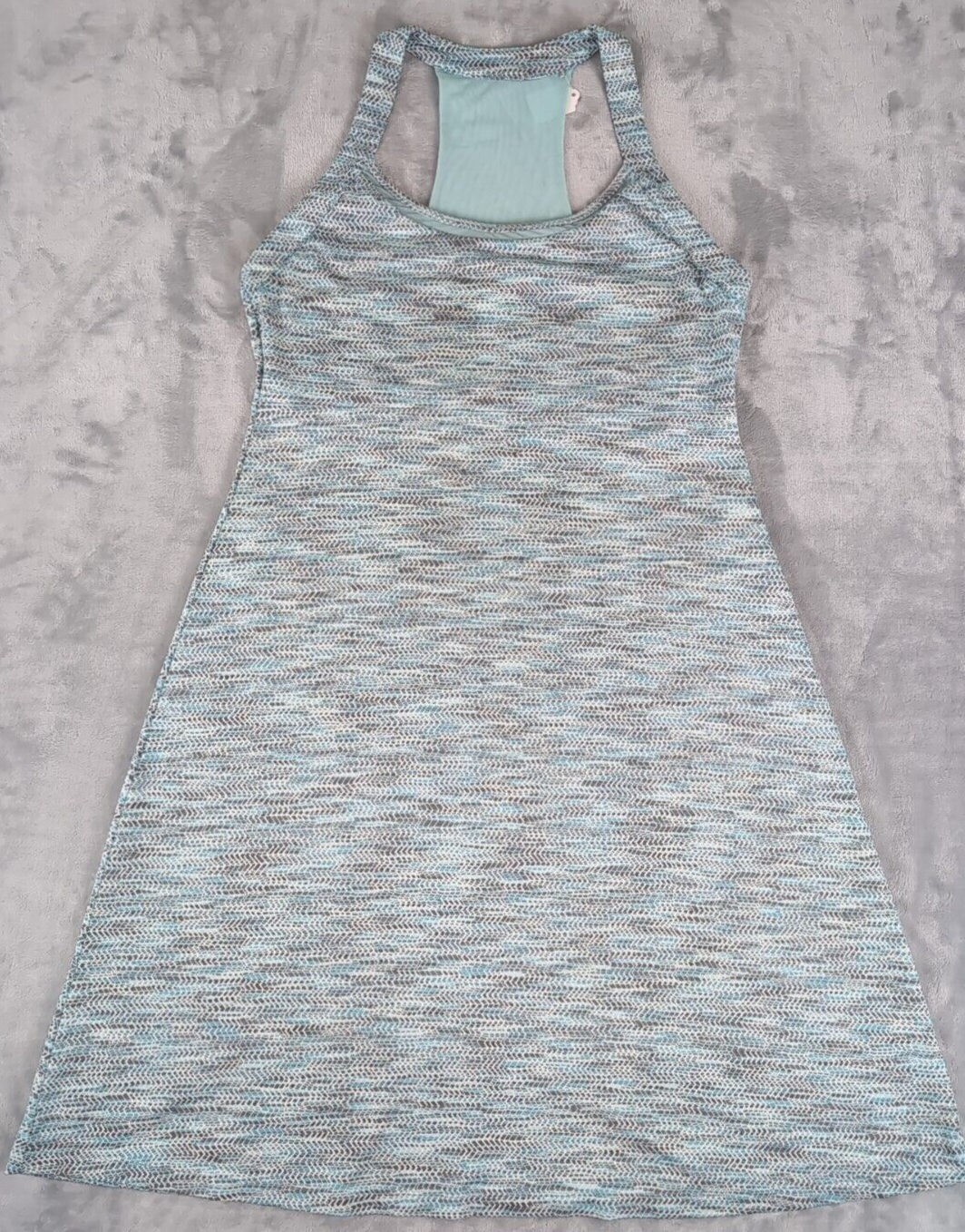 MPG Mondetta Performance Gear Dress Women's M Teal/Black Mesh Racerback Athletic