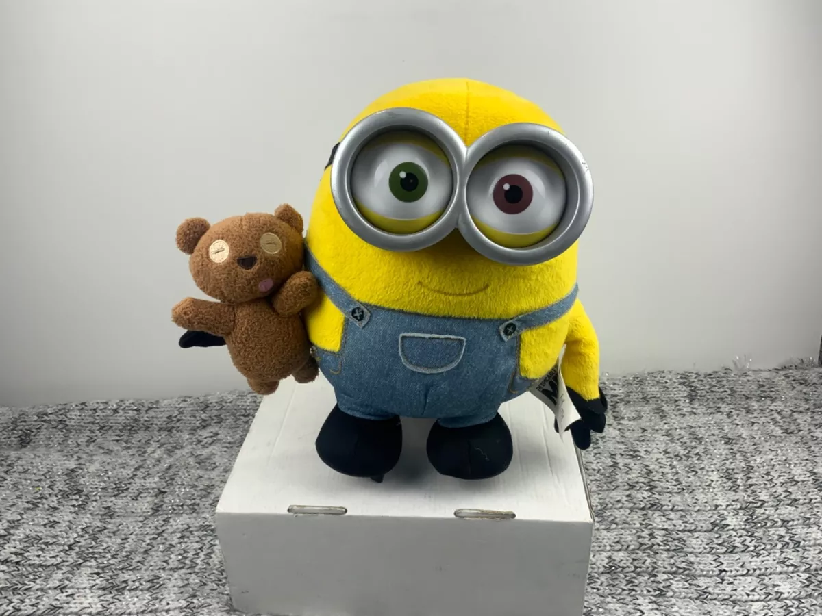 Despicable Me 10 BOB MINION w TEDDY BEAR 20 Sayings Songs SFX