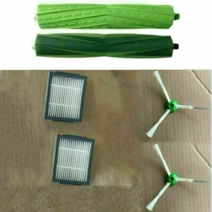 For iRobot Roomba i7 E5 E6 Vacuum Cleaner Side/Roller Brushes & HEPA Filters Kit