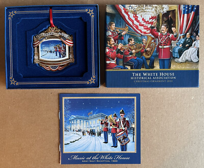 White House Historical Association Christmas Ornament 2010 Music - NEW