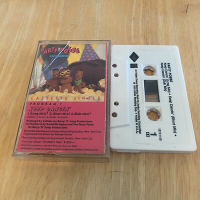 Party Posse Keep Dancin  Rare USA Cassette Tape Hip Hop Import