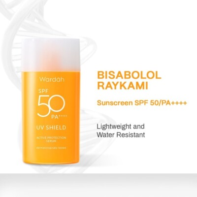Wardah UV Shield Active Protection Serum SPF 50 ++++ 35ml US Free Tax