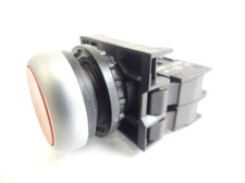 Pulsador luminoso rojo EATON M22-CK01 + M22-CLED-G