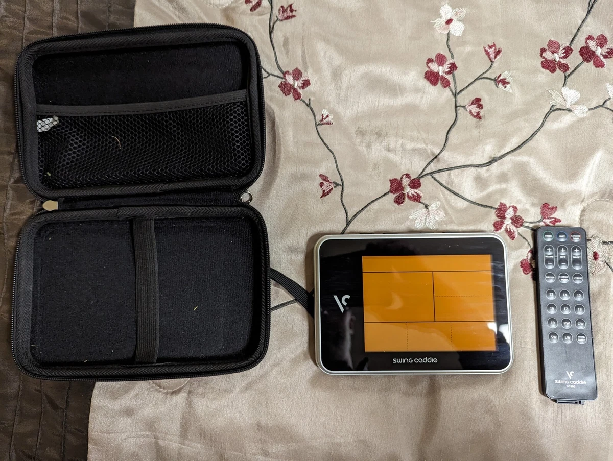 Voice Caddie Swing Caddie SC300 Launch Monitor With Remote And Case