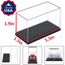 Small Clear UV Acrylic Plastic Display Box Case Dustproof Protection Toy Decor