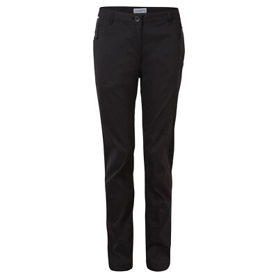 Craghoppers Damen Kiwi Pro Stretch Hose Wandern Walking Damen schwarz 12R