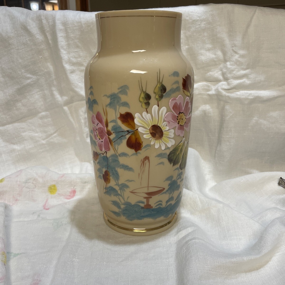 ●JAPANESE MODERN VINTAGE FLOWER VASE ● Vtg Floral Japanese Style Vase | eBay
