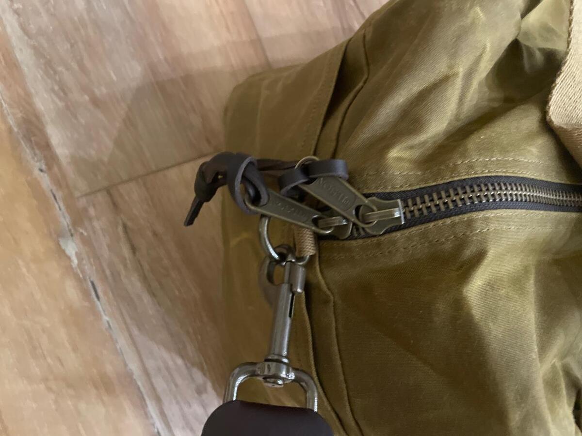 Filson Tin Cloth Duffle Bag Small Tan Brown Waxed Cotton Filson Tin Cloth Duffle Bag Small Tan Brown Waxed Cotton