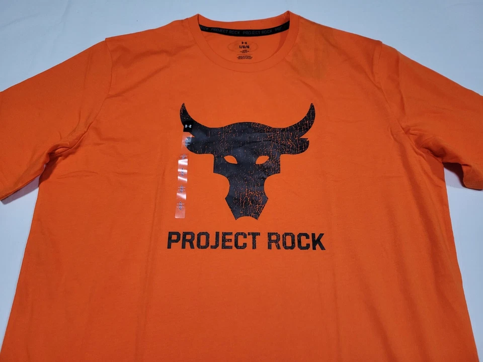 Project Rock Under Armour The Rock Mens Payoff  Bull Shirt 1383191-800 SZ Large - Image 3 of 4