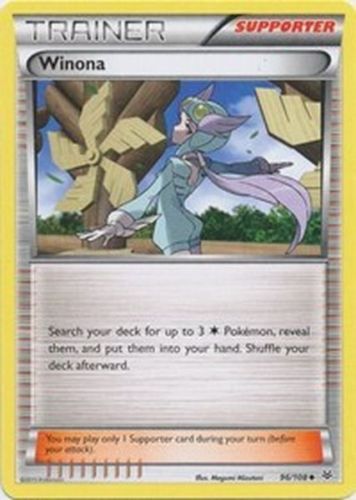 Winona 2x POKEMON x2 XY Roaring Skies 96/108 Trainer Supporter UNCOMMON CARD
