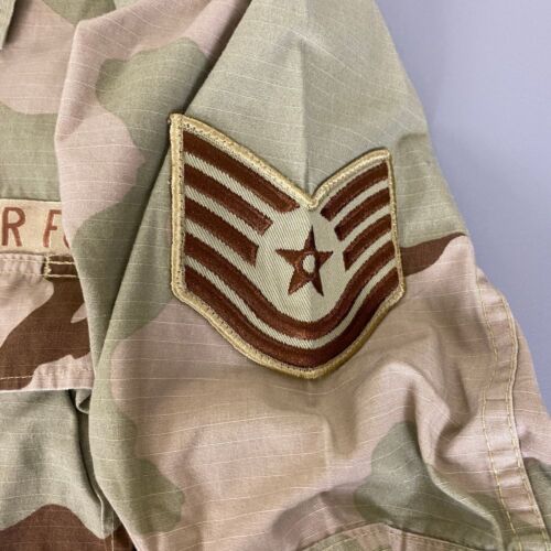 US Air Force Desert Camo Combat Jacket L Military Tactical DCU Uniform USCENTAF - Picture 5 of 15