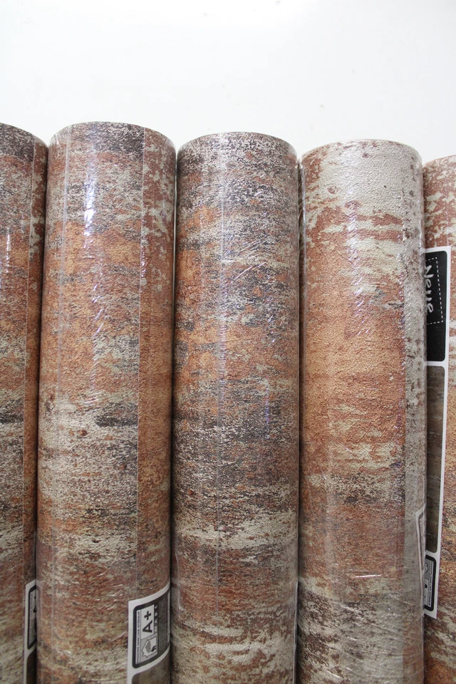 6 Rollen Vliestapete AS Creation Neue Bude 36118-2 Rostbraun/ Grau Gemustert 8A - Bild 3 von 3