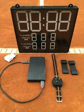 Tabellone elettronico segna punti tennis / padel  con radiocomando da polso