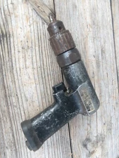 Vtg SNAP ON TOOLS 3/8"  Chuck Air Drill #PDR3A Pneumatic Tool PARTS REPAIR ONLY 