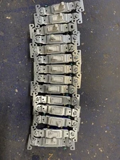 Eaton 15-Amp Single-Pole Toggle Light Switch, White