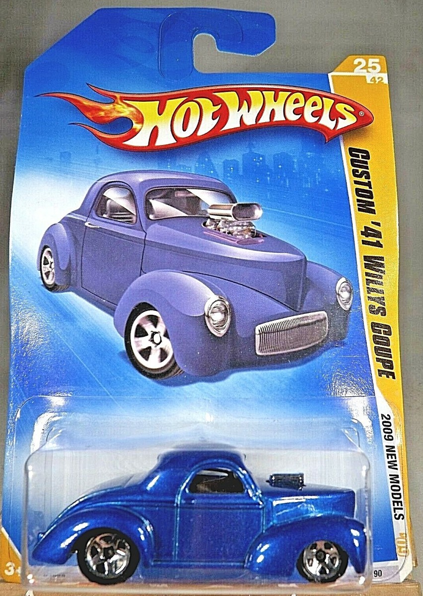 2009 Hot Wheels #25 New Models 25/42 CUSTOM '41 WILLYS COUPE