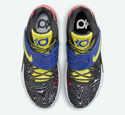 Nike KD 14 'Pop Art' Black/Yellow-Red Basketball Shoe CW3935 Nike KD 14 'Pop Art' Black/Yellow-Red Basketball Shoe CW3935