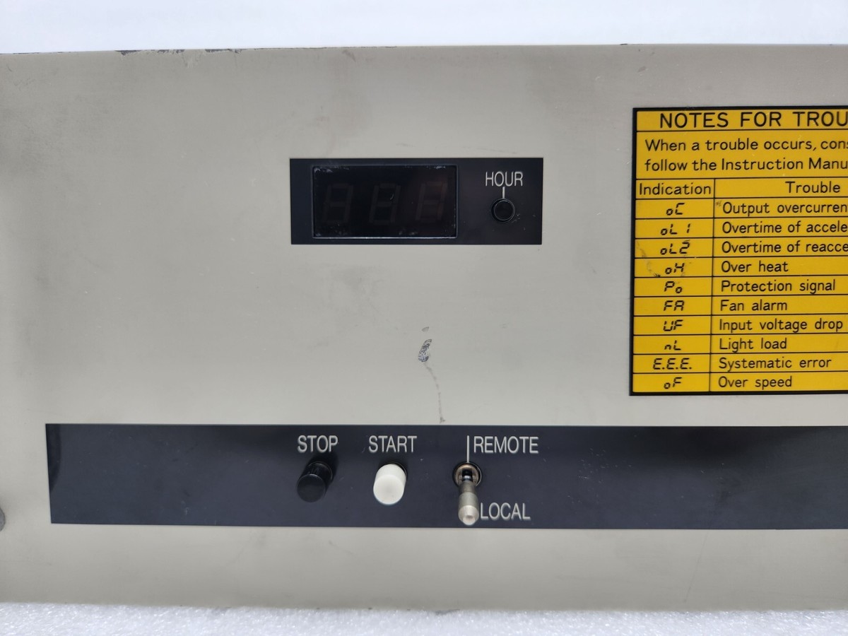 Osaka Vacuum TMP Pump Controller, TC440 | eBay