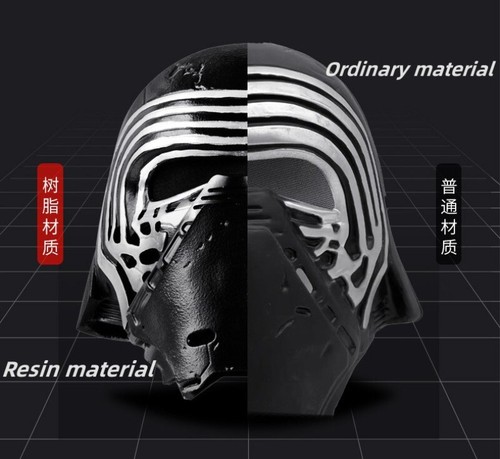 Star Wars Skywalker Kylo Ren Helmet ResinCosplay Custome Props Mask Customized - Picture 5 of 8