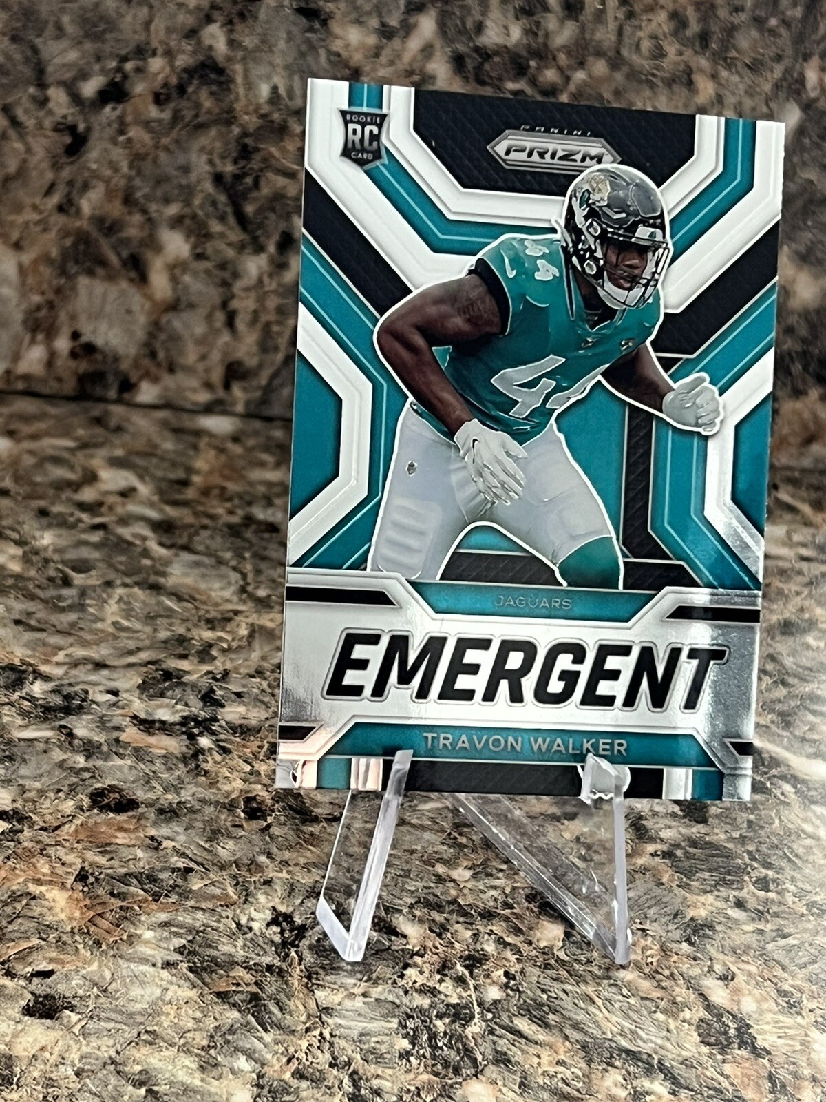 2022 Panini Prizm TRAVON WALKER Rookie Emergent Silver Prizm #E-19 Jaguars RC