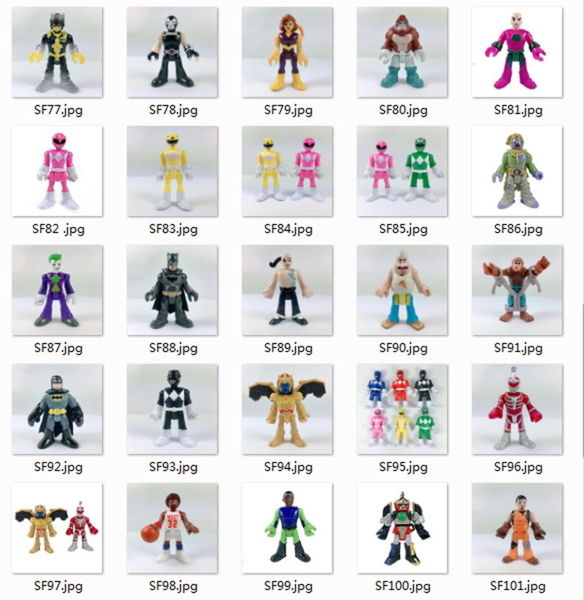 IMAGINEXT DC Super Friends Power Rangers Legends Blind bag Series