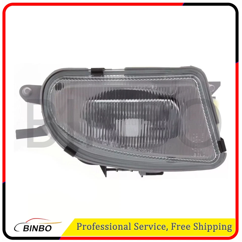 Fog Light Set For 2000-03 Mercedes Benz E320 SLK230 CLK320 E430 C43 AMG E55 AMG - Image 2 of 4