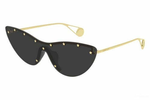Occhiali da Sole Donna Gucci 0666S 001 Oro a Gatto Cat Eye Lenti Grigio  Vintage | eBay
