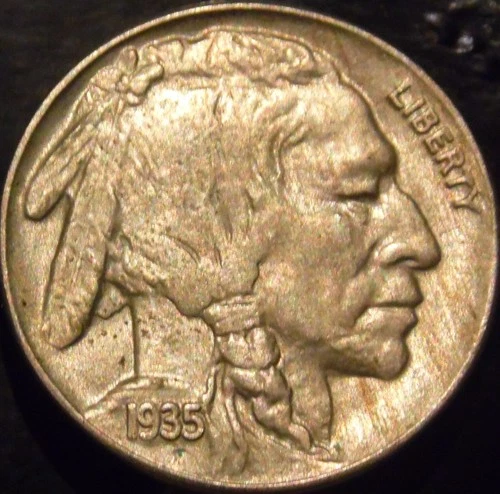 1935-P Buffalo Nickel Gem BU Uncirculated Full Horn