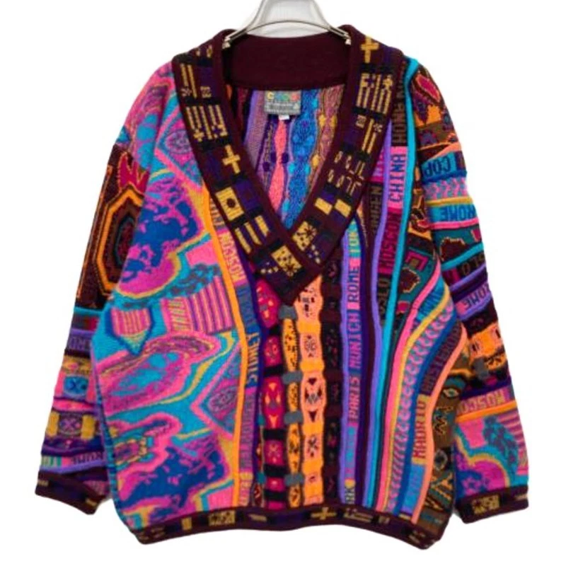 coogi カーディガン sizeS 中古・古着通販】COOGI (クージー) ニットカーディガン マルチカラー