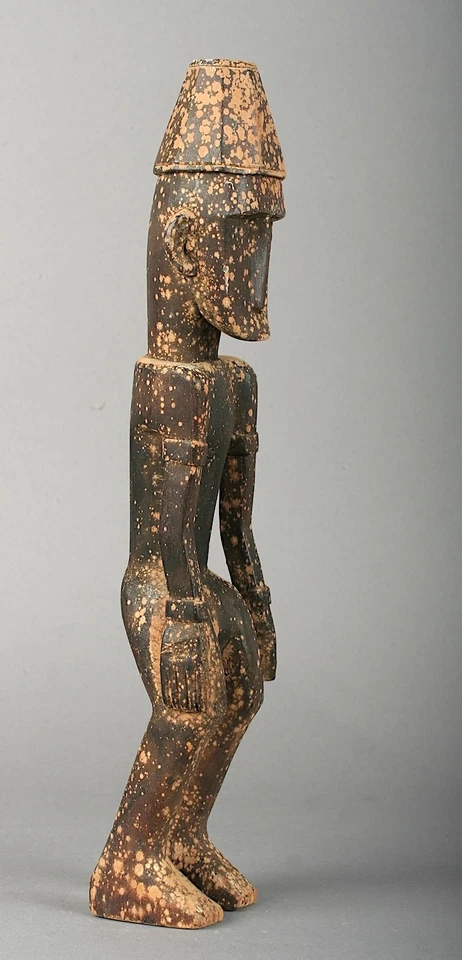 ART AFRICAIN - ANCIENNE  STATUETTE EN BOIS - ORIGINE ETHNIE BAMBARA MALI - Photo 4/4