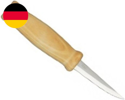 Morakniv Werkzeug Kerbschnitzmesser Geölter Birkenholzgriff 3-Lagig Gesamtlänge: