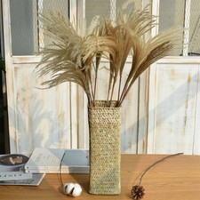 2X Rattan Flower Vase Bamboo Baskets Decoration Vases Flower Fruit Basket6028