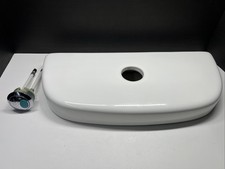 White Glacier Bay Niagara N2316TL toilet tank lid with DUAL Flush System Control