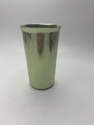 Green Toned Metal Drinking Offering Cup Shot Glass Alcohol Cup Tumbler