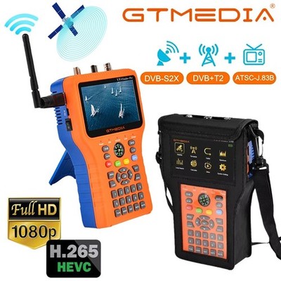 V8 Pro DVB-T/T2/C DVB-S/S2X Digital Signal Finder Terrestrial Satellite Meter US