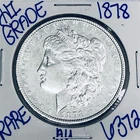 1878 MORGAN SILVER DOLLAR AUTHENTIC HI GRADE U.S. MINT COIN FREE SHIPPING 6372