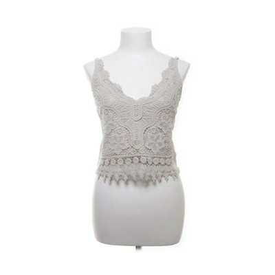 Sassy Classy, Top, Größe: M, ATR.9992, Beige, Baumwolle, Spitze, Damen #PEp
