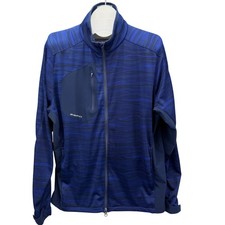 Zero Restriction Mens Blue Wave Hybrid Golf J...