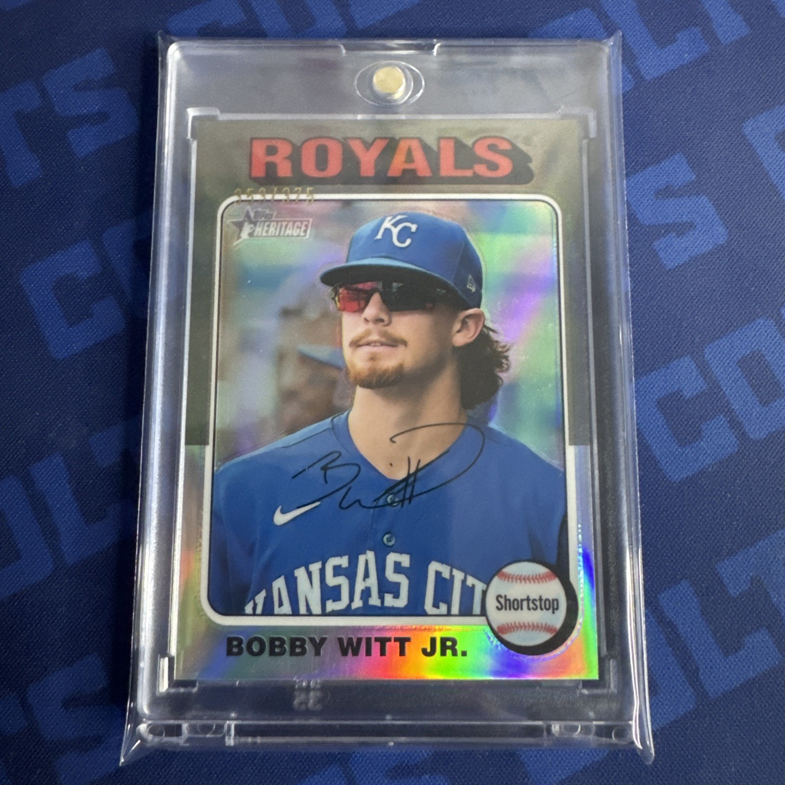 2024 Topps Heritage - Bobby Witt Jr. #404 Chrome Silver Refractor /375 Royals